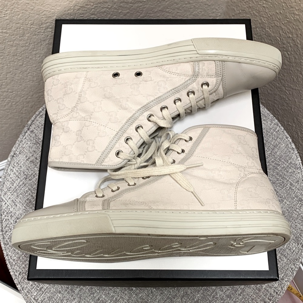 🔹Gucci GG Canvas High Top Casual Sneakers Unisex. - Picture 4 of 13